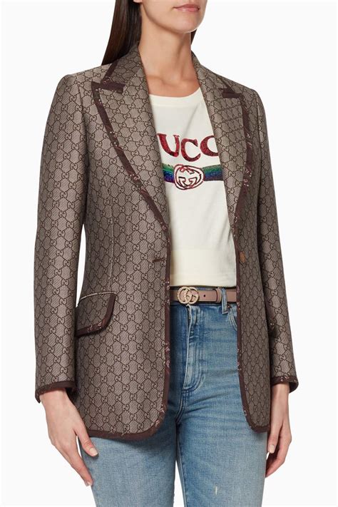 gucci long jacket|giacca donna firmata gucci.